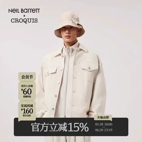 【Neil Barrett联名】速写男装春季新款牛仔夹克复古街头潮流外套商品大图