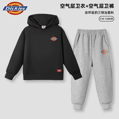 Dickies童装男童秋季套装长袖休闲卫衣慵懒简约2025秋款儿童衣服A商品大图