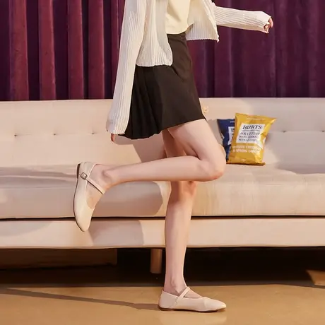 唐狮早春装新款女半身裙装饰拉链百褶半裙高腰a字显瘦气质ZW图片