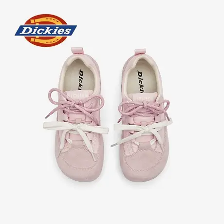 Dickies粉色德训鞋女2025春夏新款女鞋朋克芭蕾风休闲鞋甜美单鞋图片