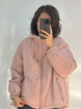 棉服女2023秋冬季新款显瘦时尚韩版设计感宽松百搭连帽棉衣外套潮商品大图