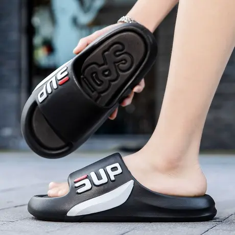 拖鞋男款外穿夏季2024年新款时尚潮流运动休闲室内居家防滑一字拖图片