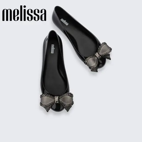 Melissa梅丽莎新款女士立体蝴蝶结单鞋经典百搭小圆头芭蕾鞋33885商品大图