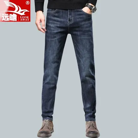 春秋牛仔裤男士宽松直筒2023秋季新款潮牌修身长裤百搭休闲裤子男商品大图