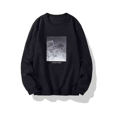 2021秋季新款长袖卫衣男士韩版潮流大码宽松打底衫男装百搭上衣服图片