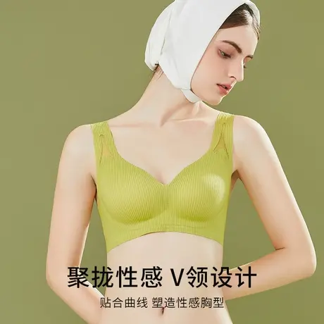 猫人内衣女软支撑小胸聚拢收副乳防下垂性感调整型文胸罩美背爆款图片
