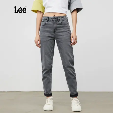 Lee春夏薄款黑灰色413锥形女牛仔裤LWB100413201494图片