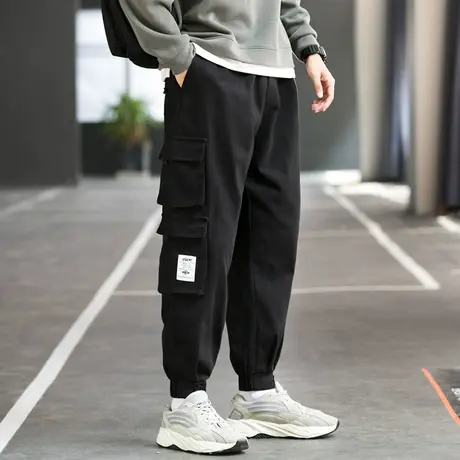 工作服裤子秋冬季直筒宽松耐磨耐脏工装纯棉焊工防烫劳保工作裤男商品大图