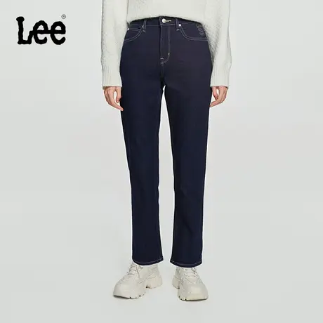 Lee商场同款23秋冬新品422标准清水洗羊毛保暖女牛仔裤LWB1004222图片