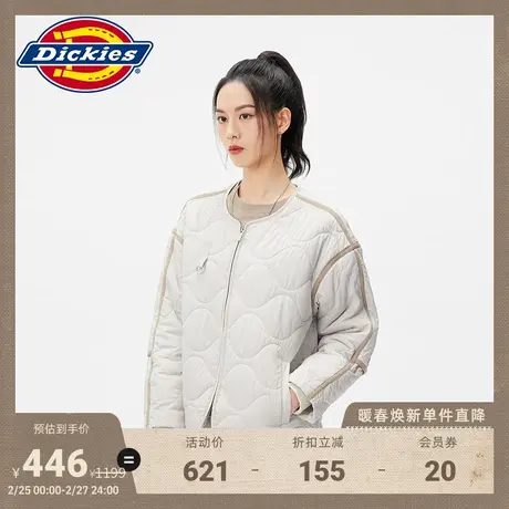 Dickies 秋冬工装女棉服外套 保暖夹克厚外套宽松图片