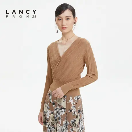[朗姿奥莱]毛针织衫LSBP01KPR415商品大图