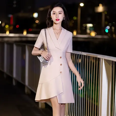 粉色小礼裙晚礼服女轻奢生日聚会party平时可穿高级感宴会连衣裙商品大图