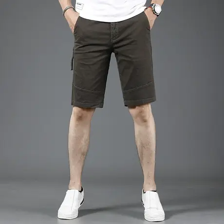 2023新款休闲短裤男夏季潮流五分裤薄款修身百搭男士休闲中裤5分商品大图