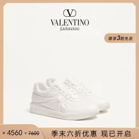 [季末优惠]华伦天奴VALENTINO男士 ONE STUD 低帮软羊革运动鞋图片