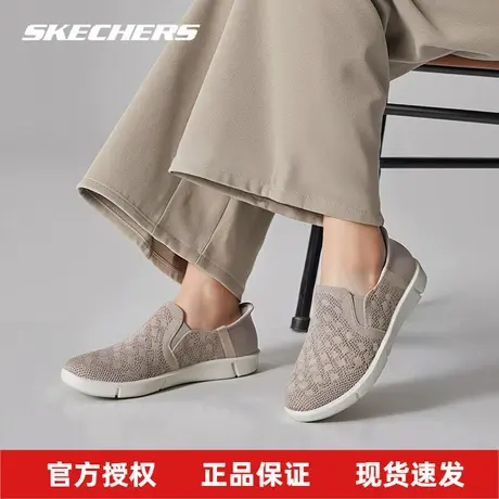 斯凯奇女鞋网面运动休闲鞋夏季新款布鞋平底鞋百搭透气软底妈妈鞋商品大图