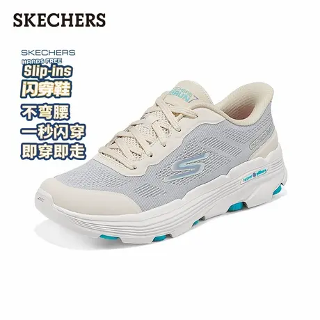 斯凯奇跑步鞋2025新款夏季女鞋厚底耐磨休闲运动鞋轻便透气网面鞋商品大图