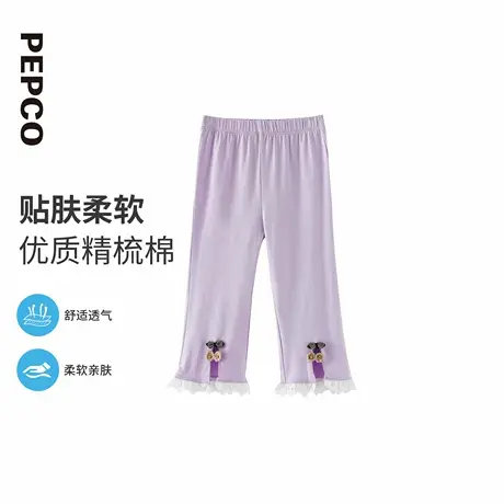 小猪班纳童装2025夏装新款儿童七分裤小童女童打底裤宝宝幼童裤子图片