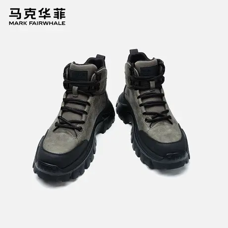 马克华菲工装靴男2025新款男士马丁靴英伦靴子沙漠靴男款登山鞋子商品大图