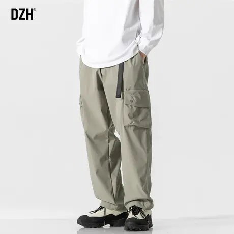 男士美式冲锋裤子男春秋款运动登山裤男款2023新款休闲工装裤长裤图片