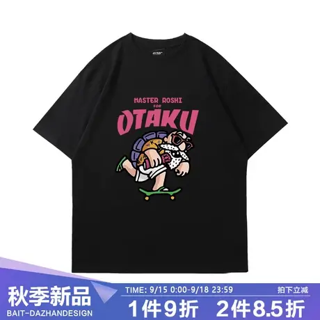 日系复古动漫龟仙人短袖t恤ins2023年夏季新款宽松韩版洋气上衣商品大图