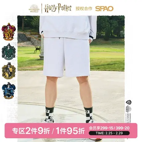 SPAO哈利波特合作系列春季男女同款学院系列短裤SPMTC49D49图片