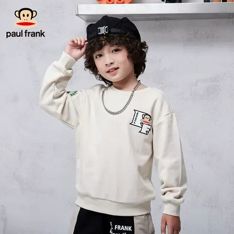 大嘴猴童装男童圆领卫衣2024春秋款女童中大童上衣洋气套头衫商品大图