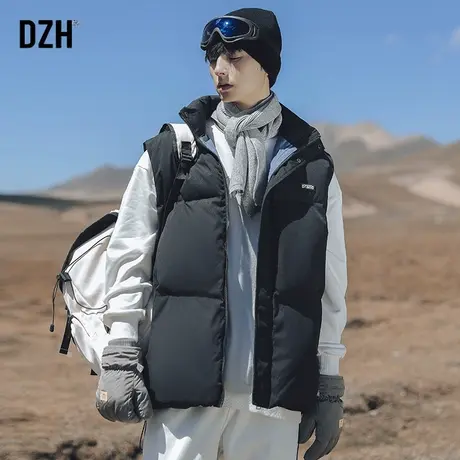 男士立领棉衣马甲男款冬季外穿背心无袖坎肩外套秋冬新款保暖棉服商品大图