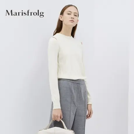 【言选好物】玛丝菲尔女装冬季新款专柜同款毛针织衫商品大图