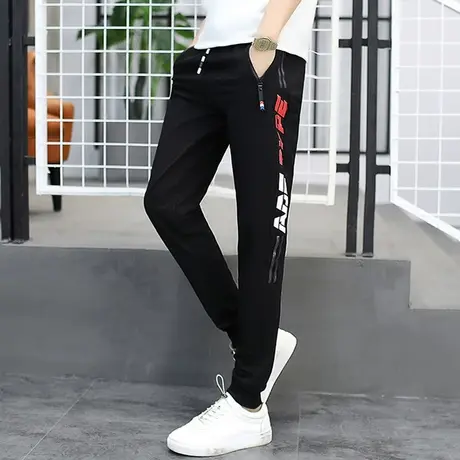 初中高中学生秋季长裤男青少年韩版休闲裤男孩帅气束脚运动裤子潮商品大图