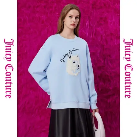 Juicy Couture橘滋秋冬新款绣花女式卫衣图片