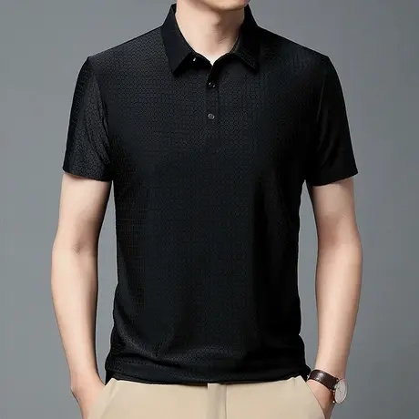 POLO衫男士夏季薄款翻领短袖t恤韩版休闲半袖潮流帅气保罗衫上衣图片