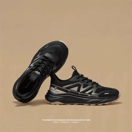 Montagut/梦特娇户外休闲运动男鞋 夏季网面潮流时尚网鞋2025新款商品大图