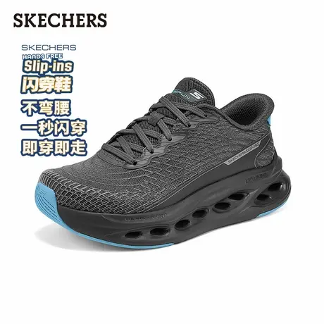 斯凯奇2025夏季新款女子专业跑步鞋厚底缓震运动鞋舒适透气网面鞋商品大图