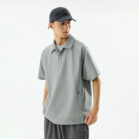 BENPANDA 夏季纯色POLO衫抗菌速干凉感休闲翻领日系基础短袖男商品大图