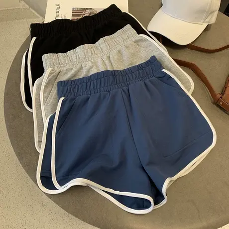 短裤女夏阔腿裤2024新款高街薄款a字裤子宽松显瘦跑步休闲裤ins潮商品大图