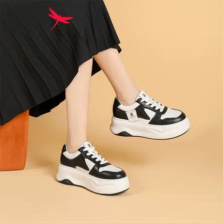 厚底小白鞋女2023新款夏季透气百搭休闲运动鞋板鞋女款商品大图