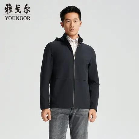 【商场同款】雅戈尔男士夹克春季新款官方商务休闲单夹克外套男图片