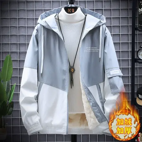 男士工装外套2025新款棉袄加厚面包服韩版潮流棉衣冬季羽绒棉服男商品大图