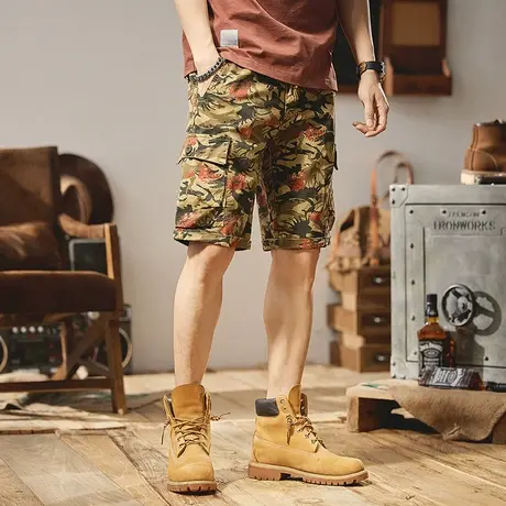 Modi Nick/摩帝尼克男士五分裤中性风短裤休闲夏季工装裤薄款宽松商品大图