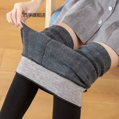 500g特厚护腰光腿神器显瘦抗起球肤色加厚一体裤加绒打底裤女外穿商品大图