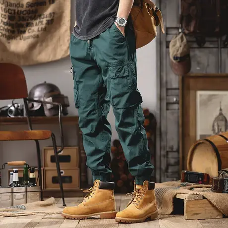 Modi Nick/摩帝尼克潮流休闲男士工装长裤宽松直筒户外多口袋裤子商品大图