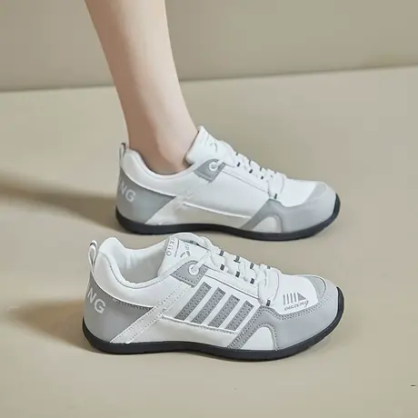 小众ins韩版休闲鞋女潮2023秋季新款学生跑步运动休闲小白鞋街拍图片