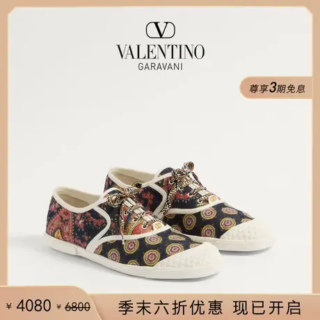 [季末优惠]华伦天奴VALENTINO男士 BAY BY BAY 帆布运动鞋图片