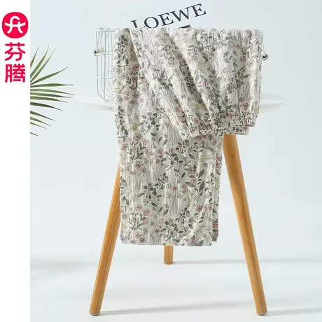 芬腾遛弯神裤卡通可爱懒人裤睡裤居家长裤女棉绸春秋夏季休闲裤子商品大图