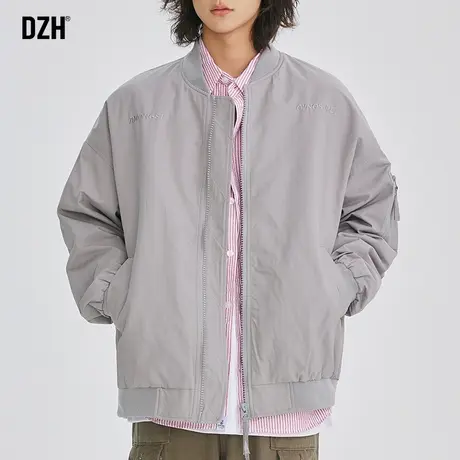 男士休闲夹克外套男秋季薄款2023年新款男款上衣刺绣棒球服情侣装商品大图