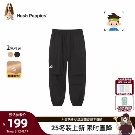【25秋冬新品】暇步士童装男童加绒裤大童休闲儿童宽松运动长裤商品大图