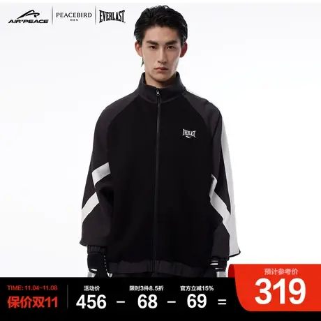【AIRxPEACE】太平鸟男装 EVERLAST联名圆领宽松卫衣男图片