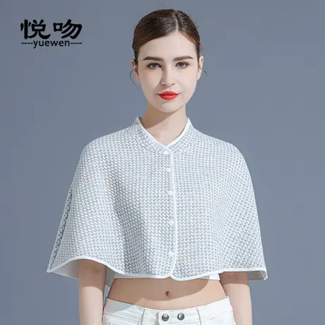 夏季空调房挡风斗篷披肩纯棉喂奶保暖防寒月子护肩颈椎坎肩四季款商品大图