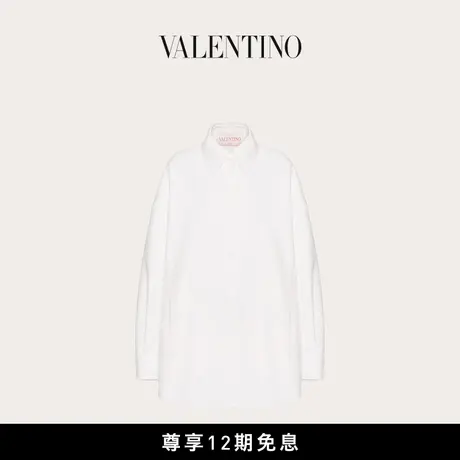 【新品】华伦天奴VALENTINO女士棉质华达呢夹克图片