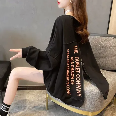 早秋装卫衣女春秋季韩版宽松bf慵懒风ins薄款大版chic上衣外套潮商品大图